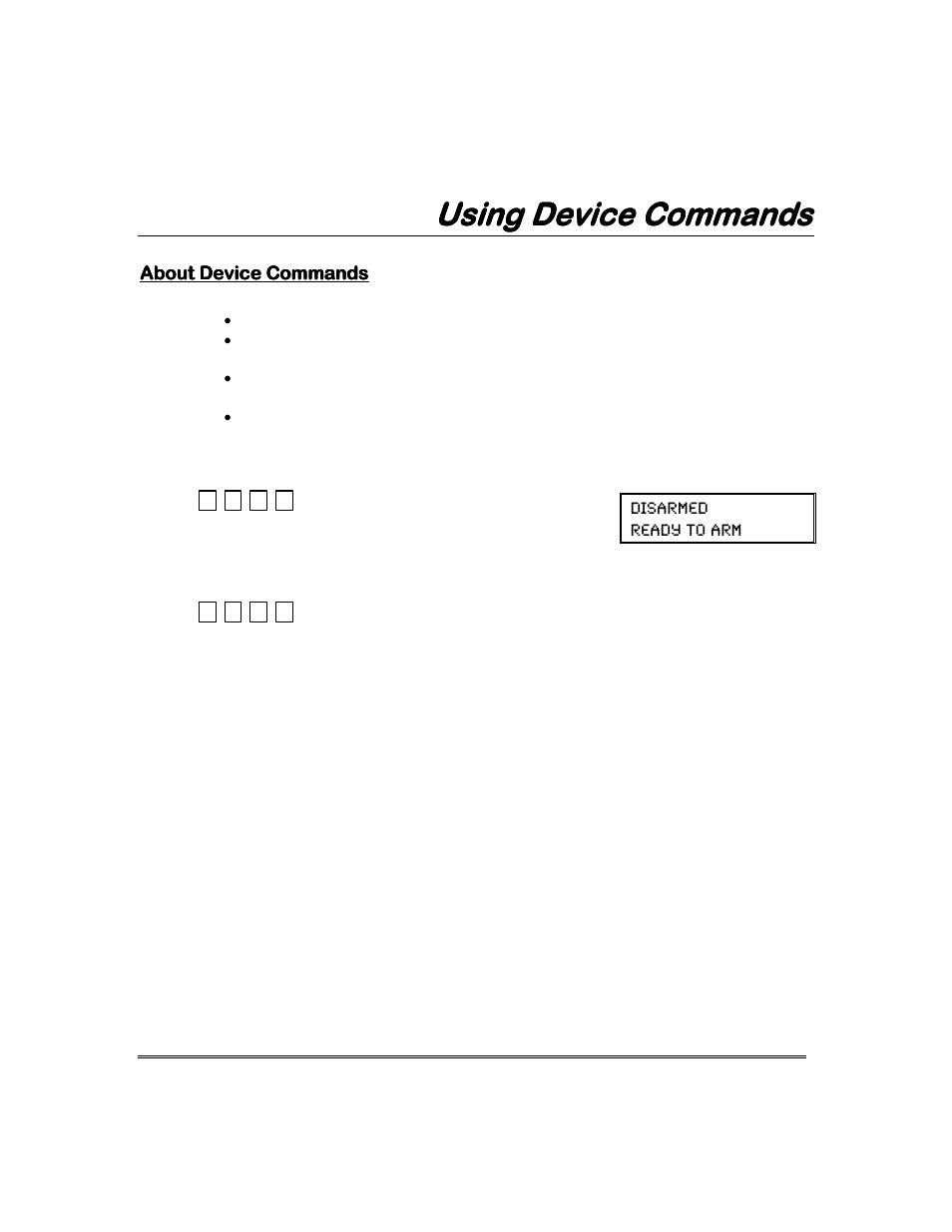 Using device commands | Garmin FA168CPS User Manual | Page 27 / 64