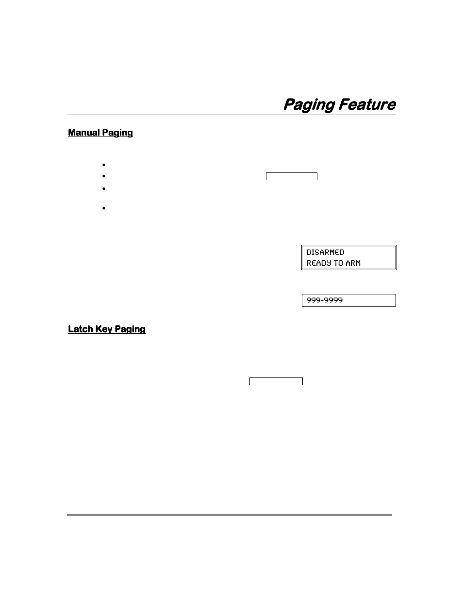 Paging feature | Garmin FA168CPS User Manual | Page 29 / 64