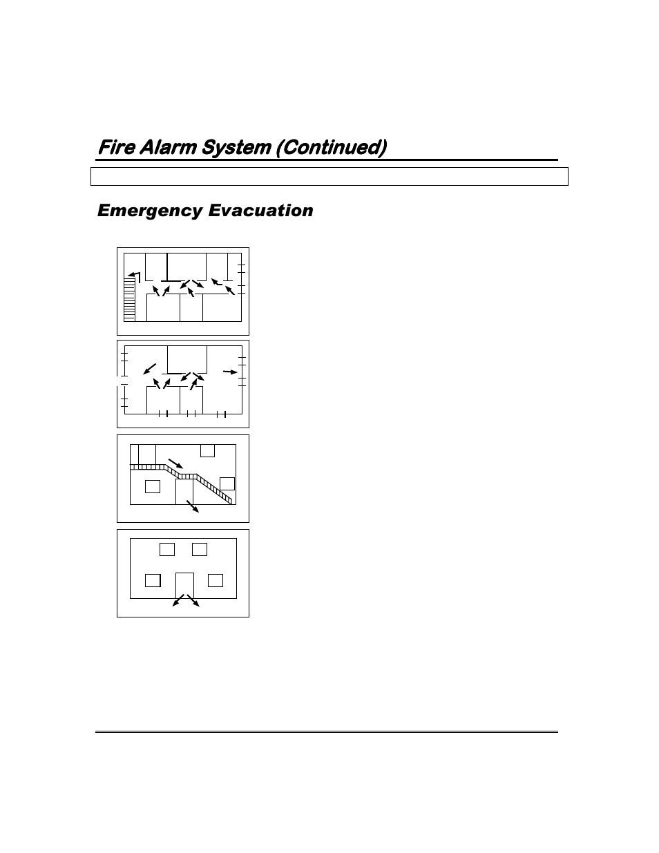 Fire alarm system (continued), Emergency evacuation | Garmin FA168CPS User Manual | Page 46 / 64