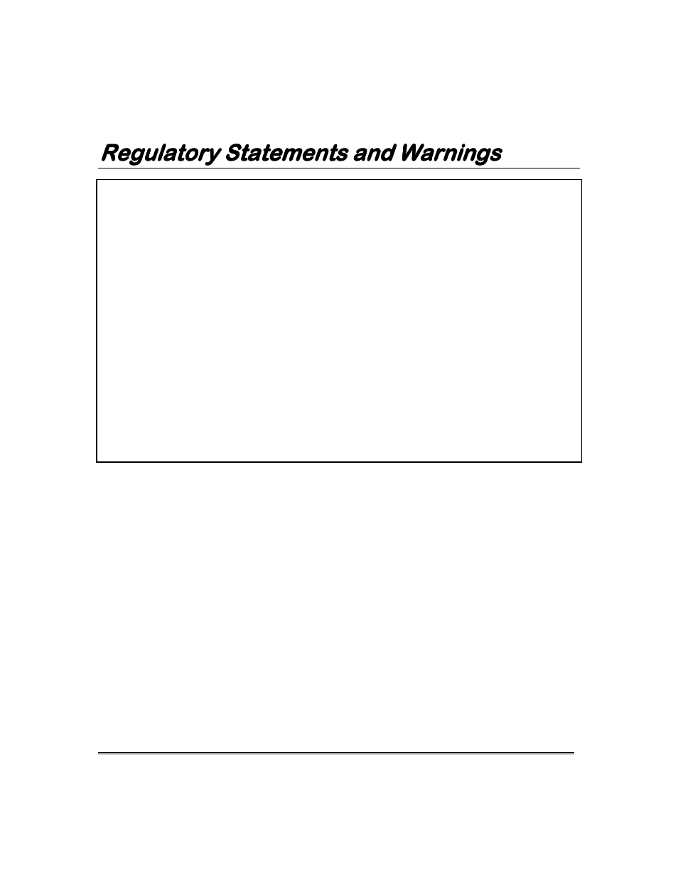 Regulatory statements a | Garmin FA168CPS User Manual | Page 50 / 64