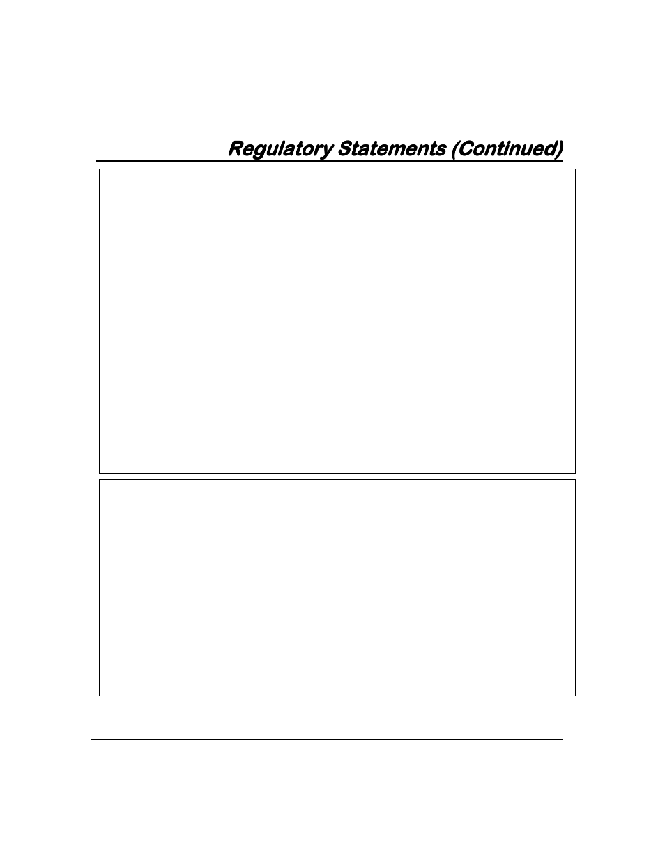 Regulatory statements (continued), Telephone/modem interface, Fcc part 68 | Industry canada, Ringer equivalence number notice, Industrie canada | Garmin FA168CPS User Manual | Page 51 / 64