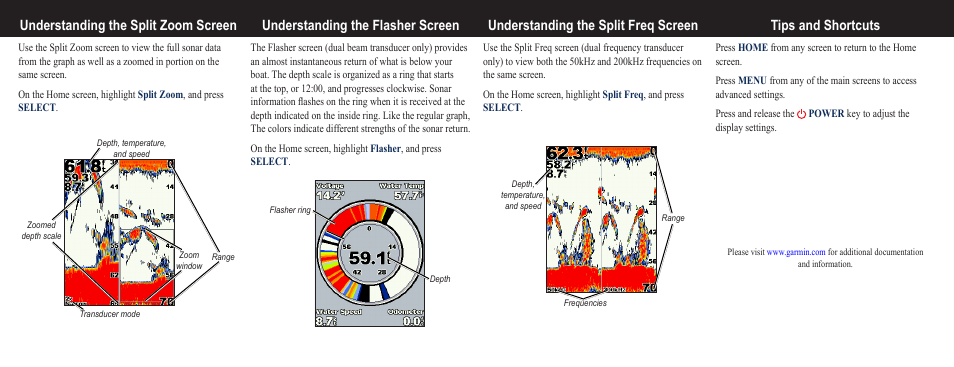 Tips and shortcuts | Garmin 400C User Manual | Page 2 / 2