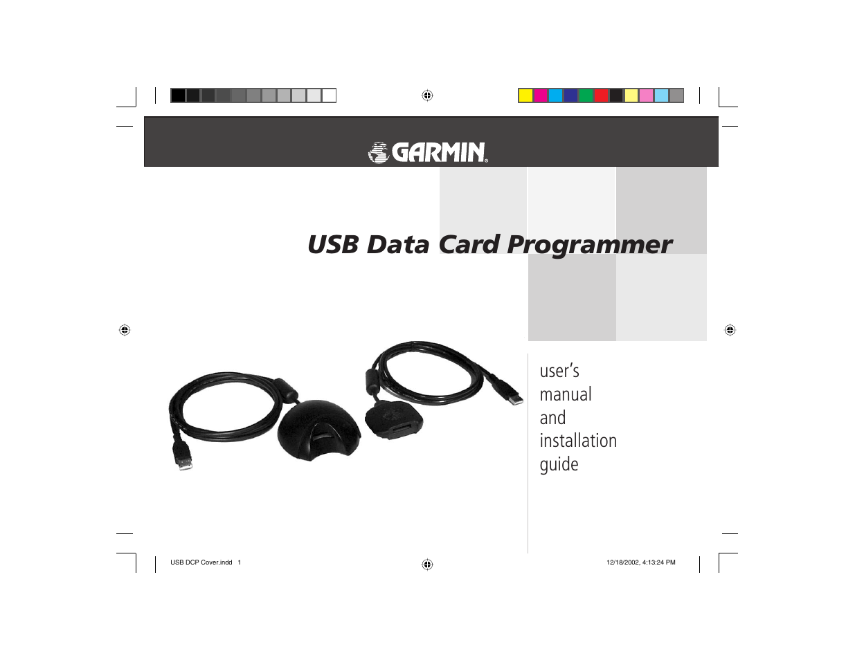 Garmin USB Data Card Programmer User Manual | 14 pages