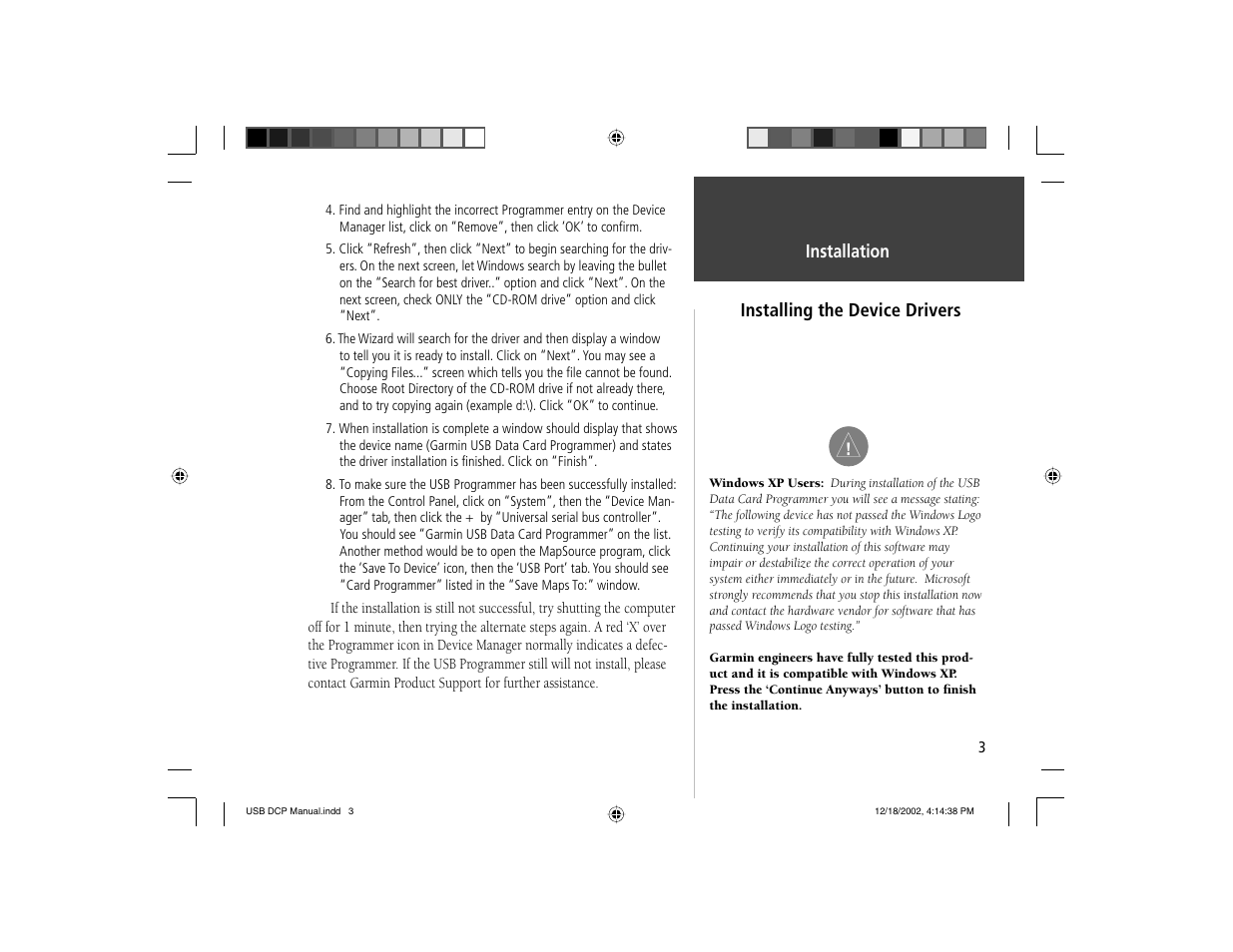 Garmin USB Data Card Programmer User Manual | Page 10 / 14