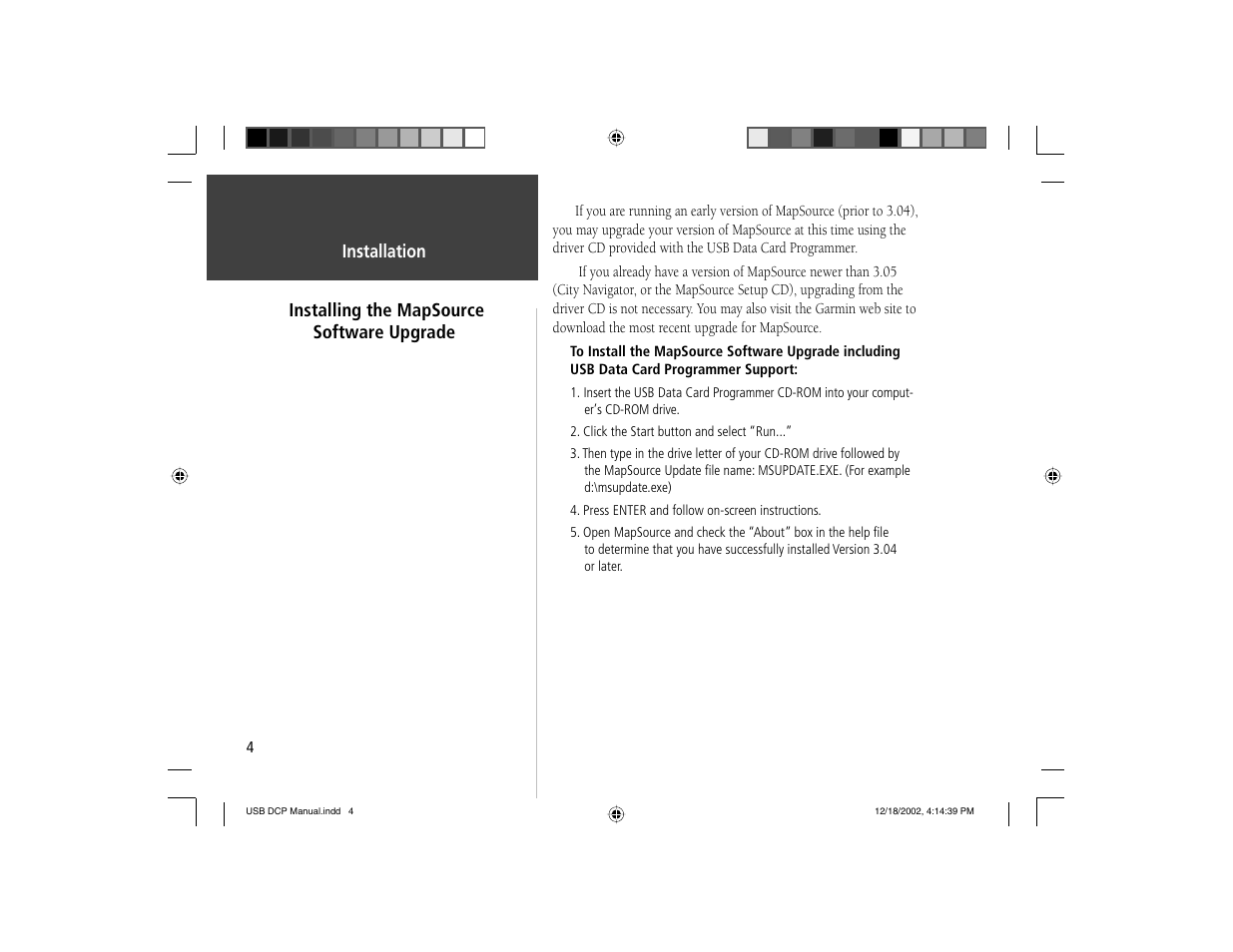 Garmin USB Data Card Programmer User Manual | Page 11 / 14