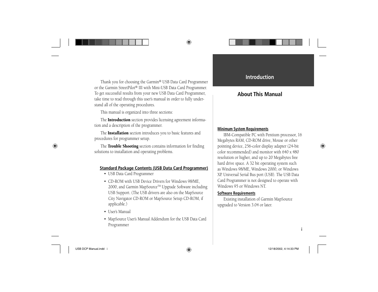 Garmin USB Data Card Programmer User Manual | Page 4 / 14