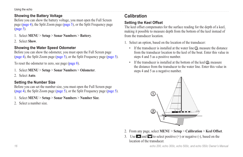 Calibration | Garmin 500c User Manual | Page 20 / 28