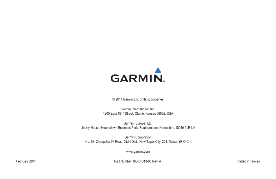 Garmin 500c User Manual | Page 28 / 28