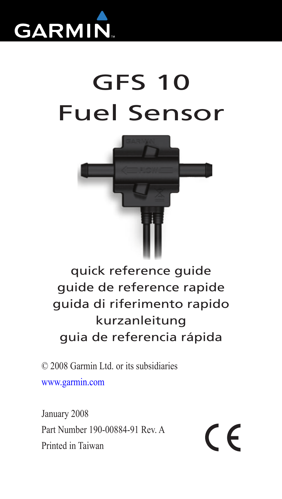 Garmin GFS 10 User Manual | 24 pages