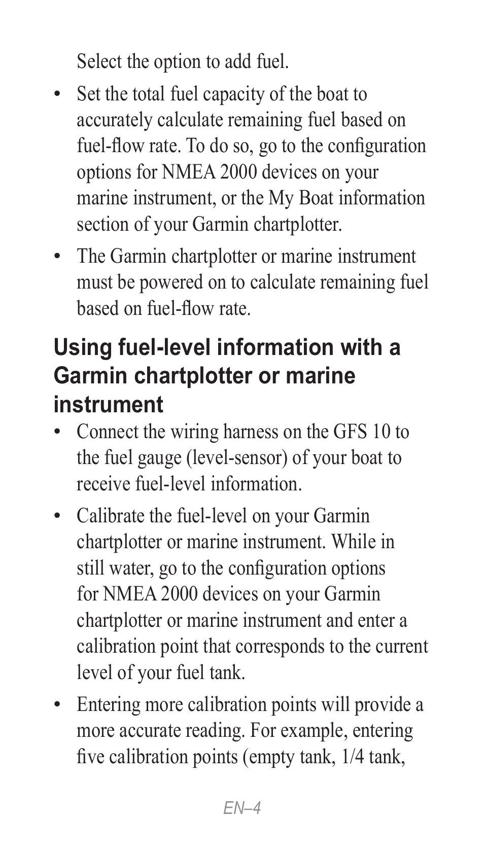 Garmin GFS 10 User Manual | Page 4 / 24