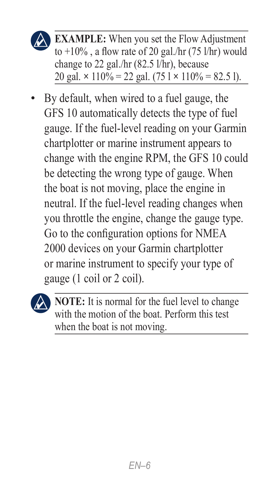 Garmin GFS 10 User Manual | Page 6 / 24