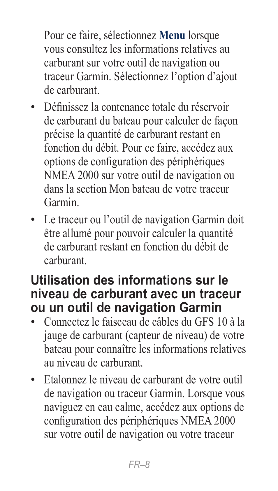 Garmin GFS 10 User Manual | Page 8 / 24