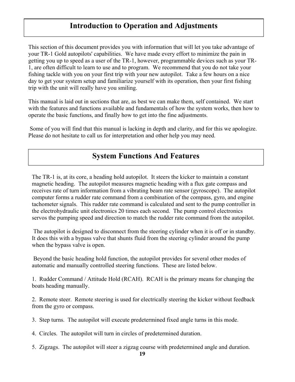 Garmin TR-1 GOLD 906-2000-00 User Manual | Page 19 / 38