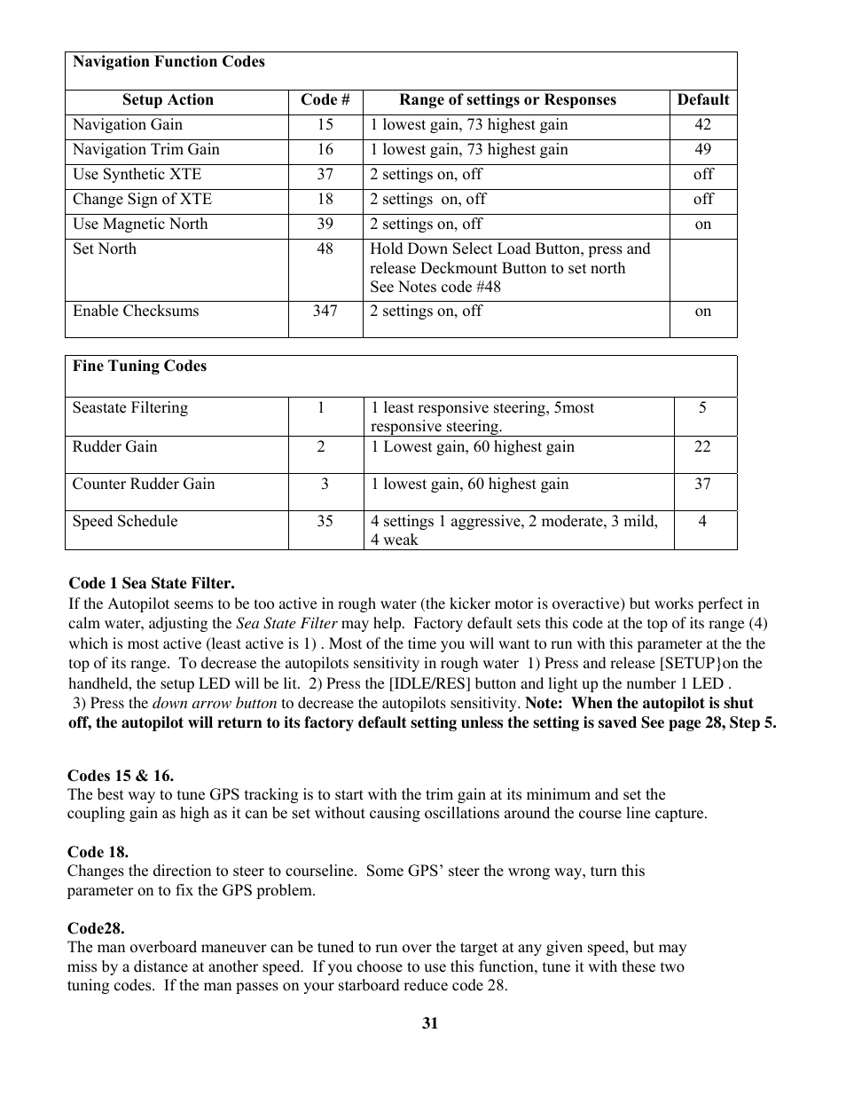 Garmin TR-1 GOLD 906-2000-00 User Manual | Page 31 / 38
