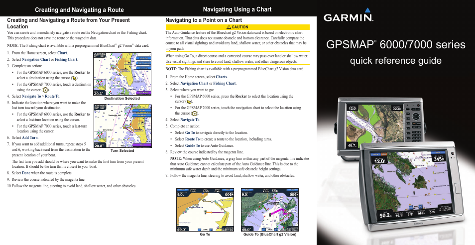 Garmin GPSMAP 6000 Series User Manual | 2 pages