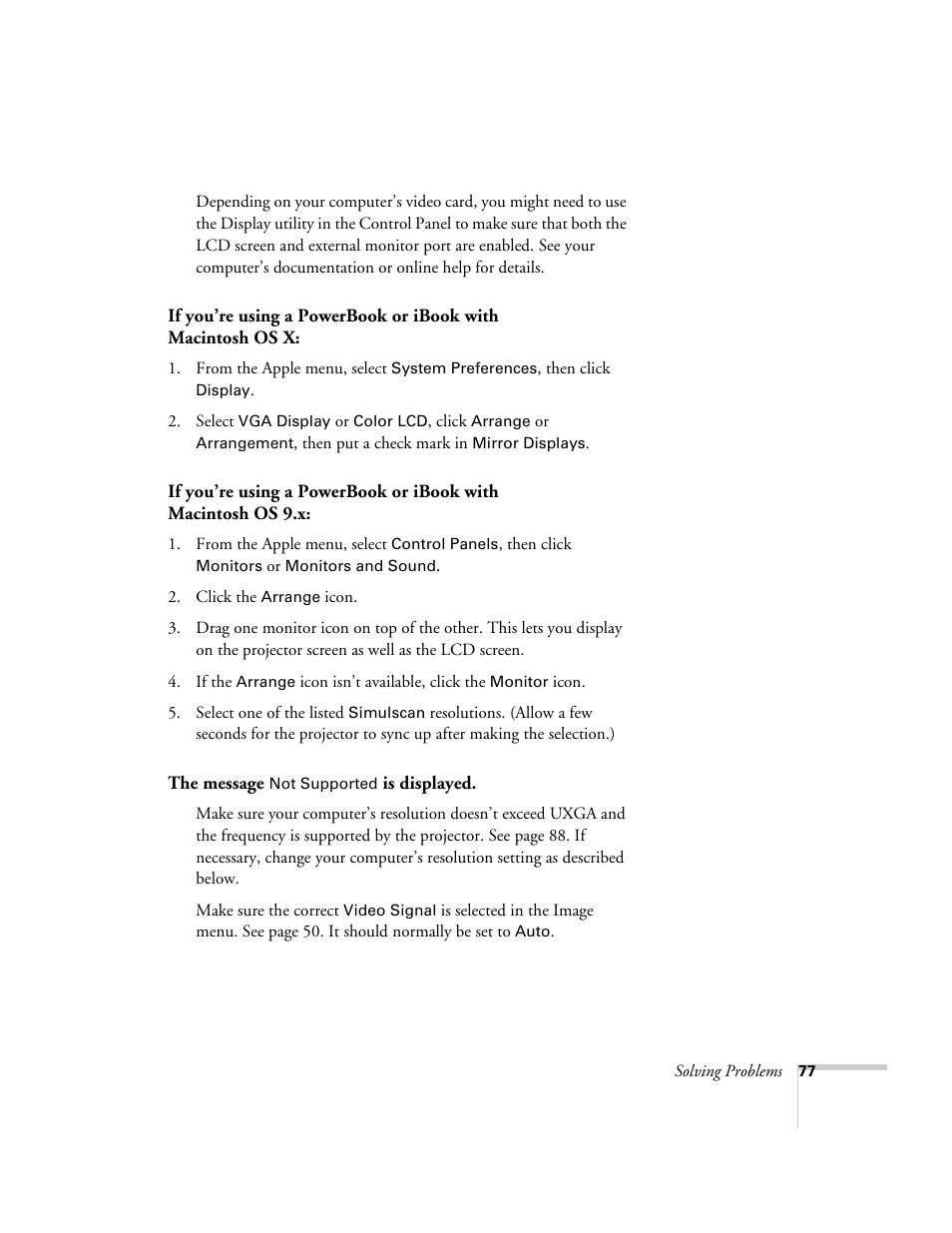 Epson 74c User Manual | Page 77 / 106