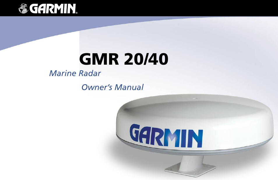 Garmin GMR 20 User Manual | 32 pages