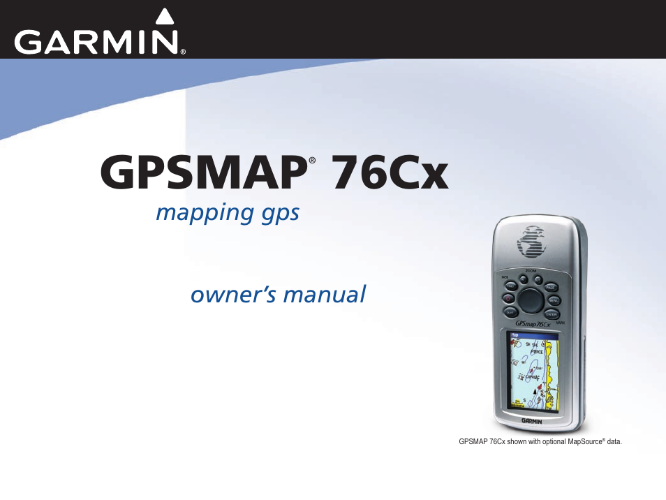 Garmin GPSMAP 190-00557-00 User Manual | 58 pages