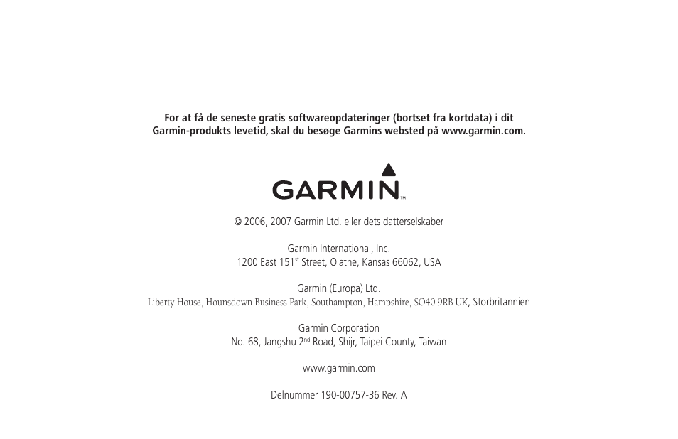 Garmin 400C User Manual | Page 40 / 40