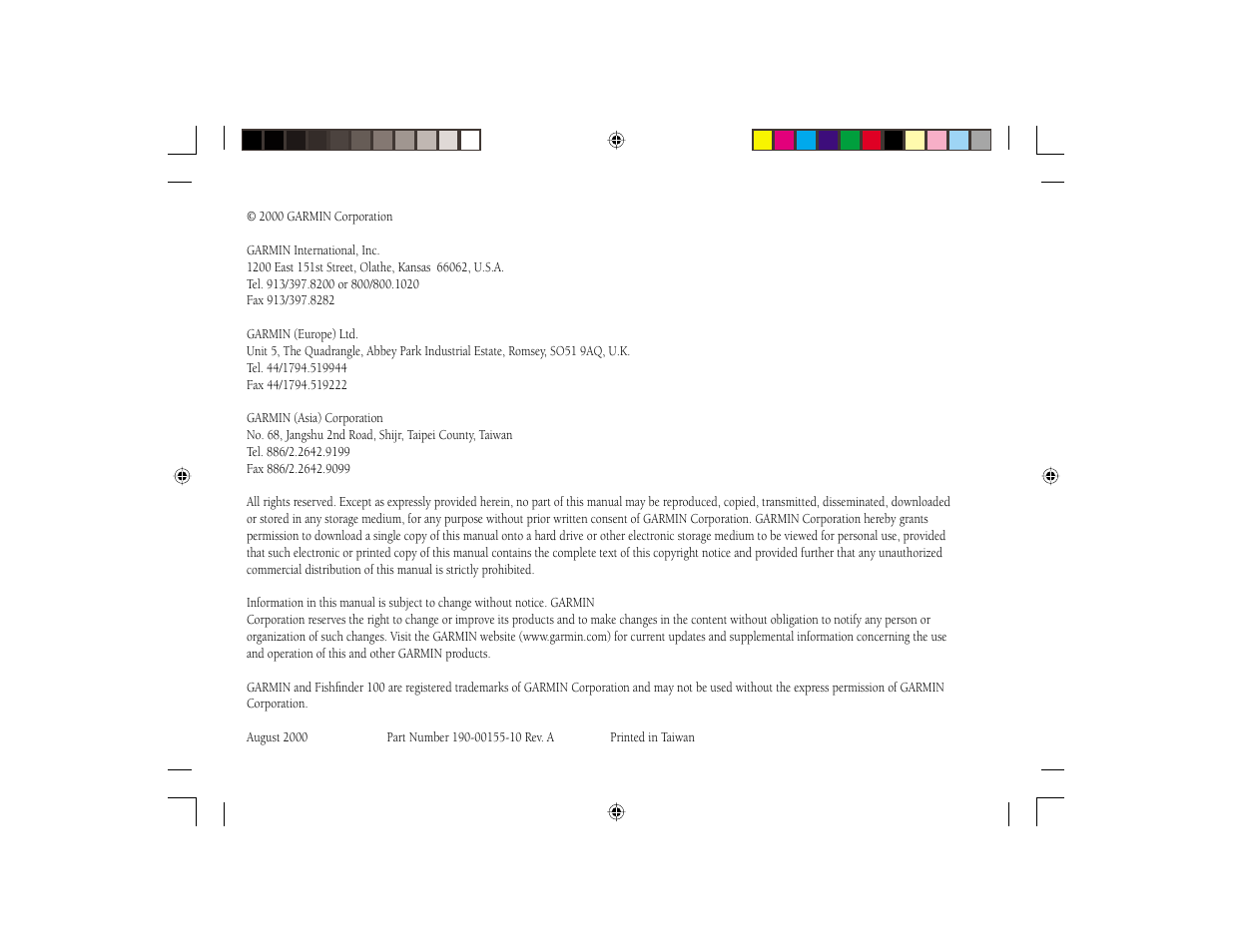 Garmin 240 User Manual | Page 2 / 50