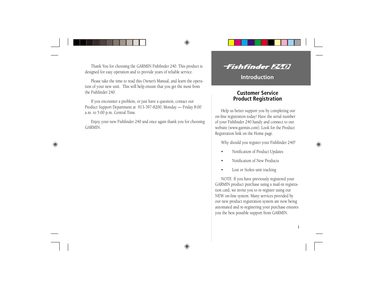 Garmin 240 User Manual | Page 3 / 50