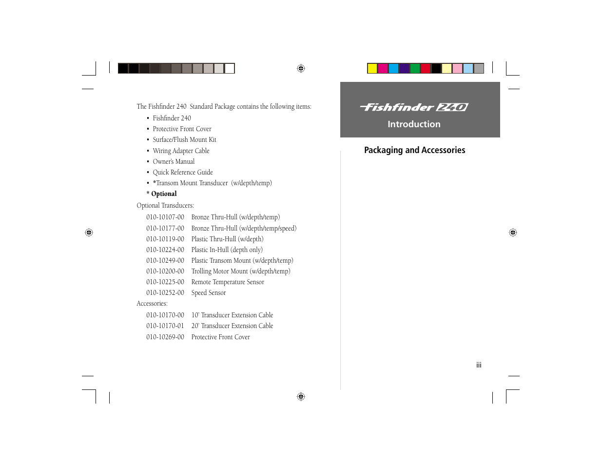 Garmin 240 User Manual | Page 5 / 50