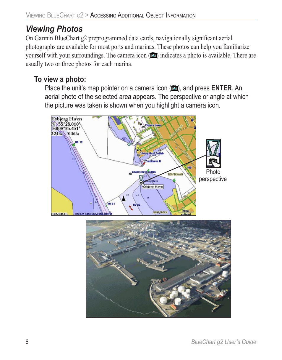 Viewing photos | Garmin G2 User Manual | Page 14 / 24
