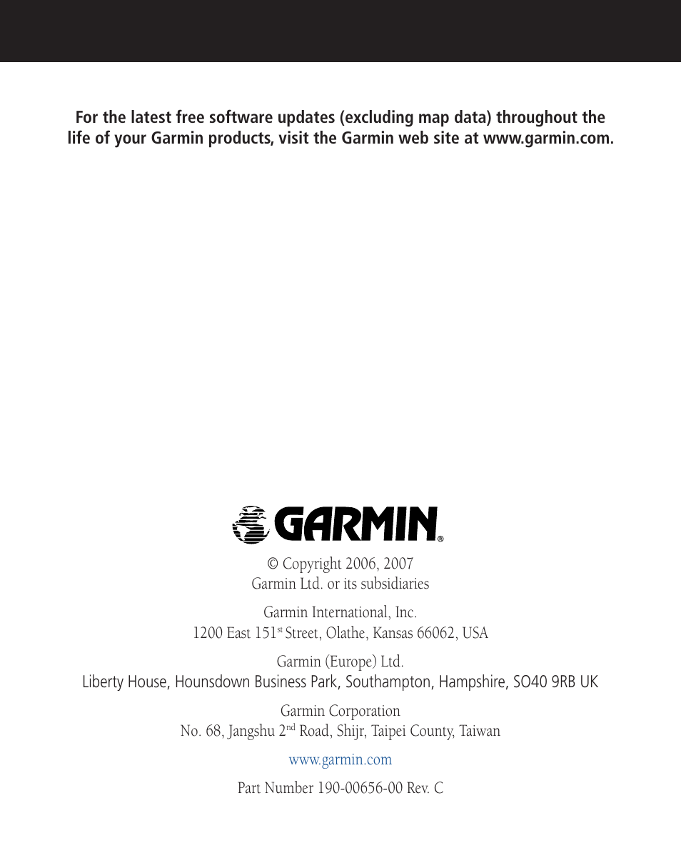 Garmin G2 User Manual | Page 24 / 24