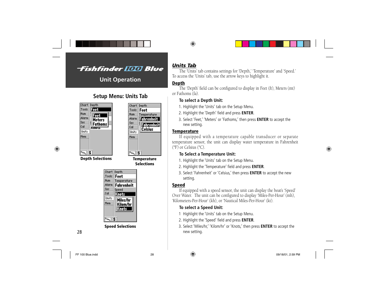 Garmin 100 BLUE User Manual | Page 36 / 50