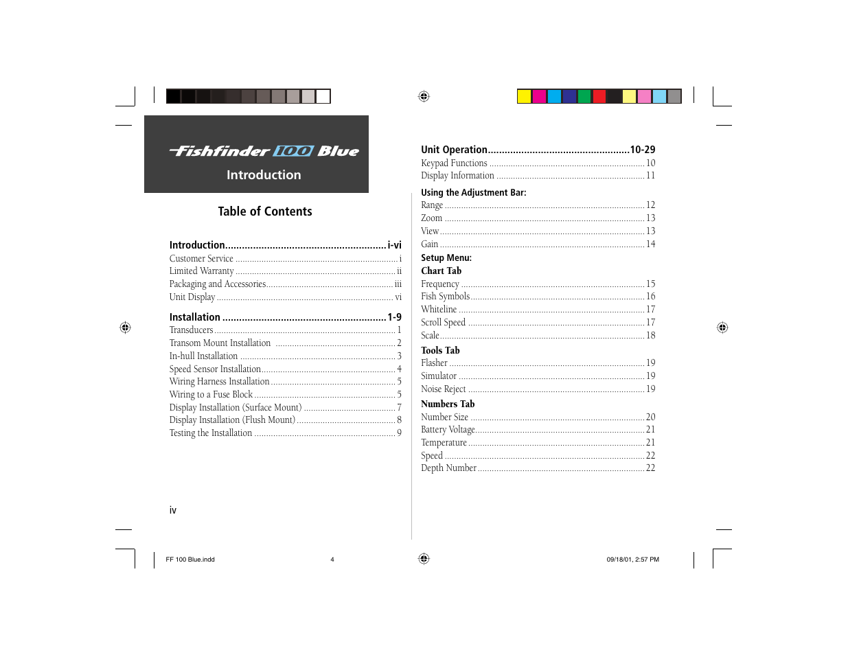 Garmin 100 BLUE User Manual | Page 6 / 50