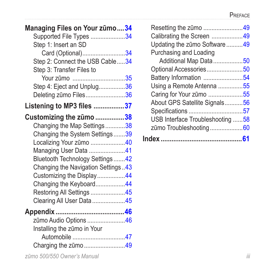 Garmin 550 User Manual | Page 5 / 70