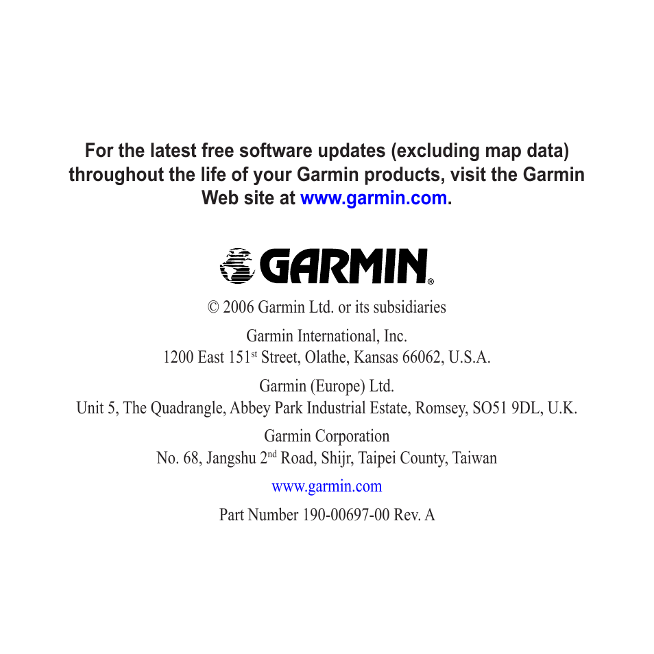 Garmin 550 User Manual | Page 70 / 70