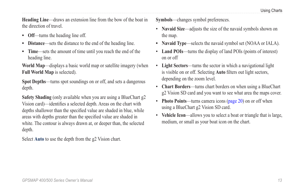 Garmin GPSMAP 400 User Manual | Page 19 / 84