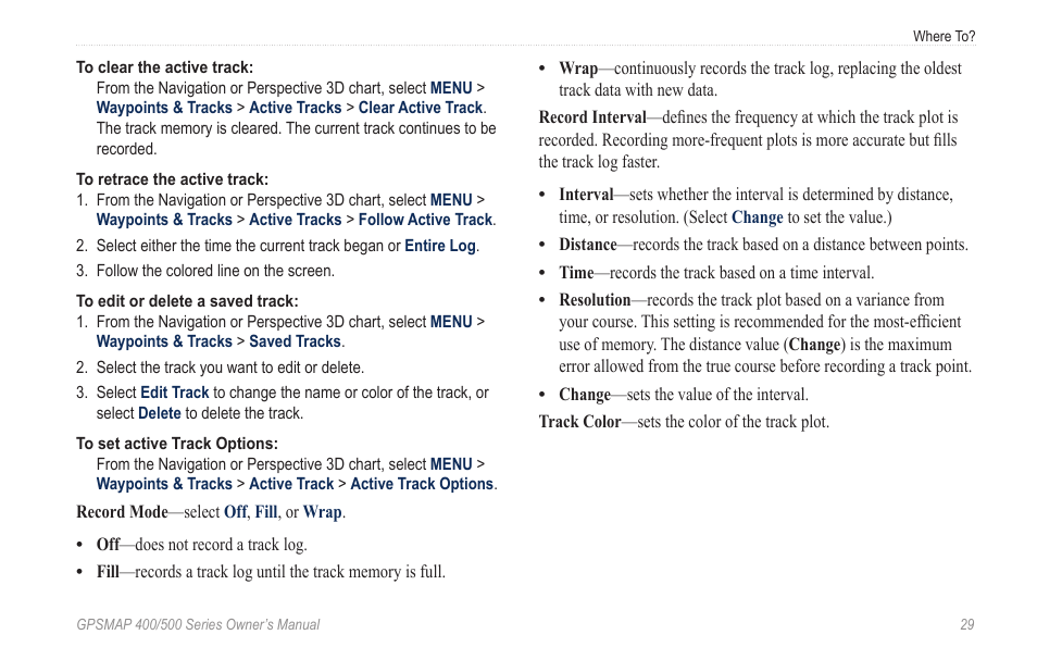 Garmin GPSMAP 400 User Manual | Page 35 / 84