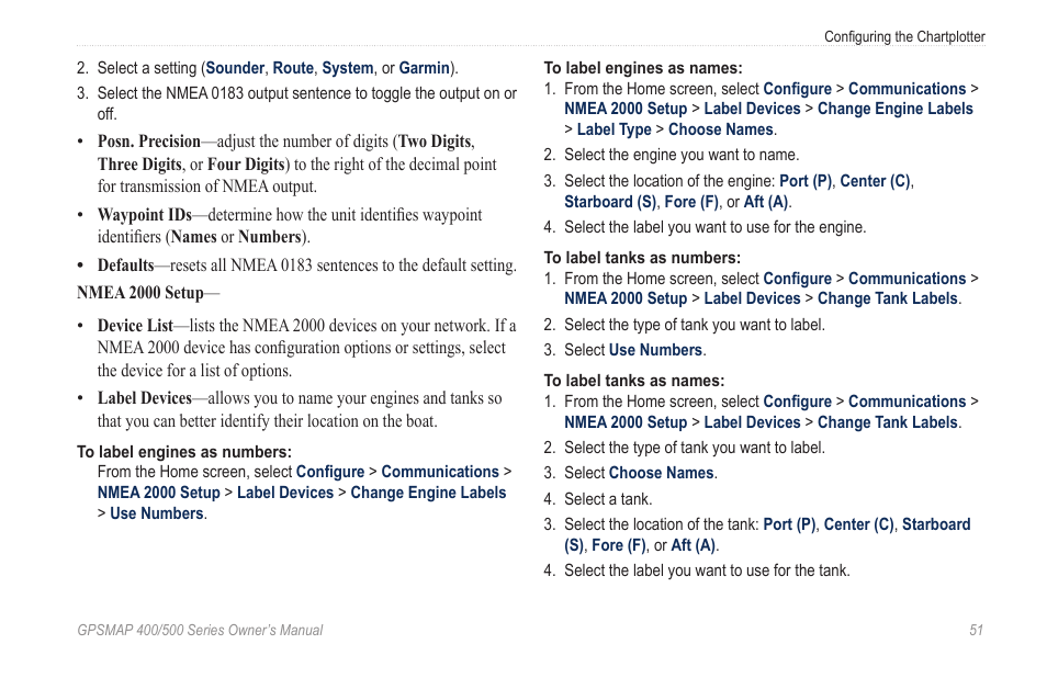 Garmin GPSMAP 400 User Manual | Page 57 / 84