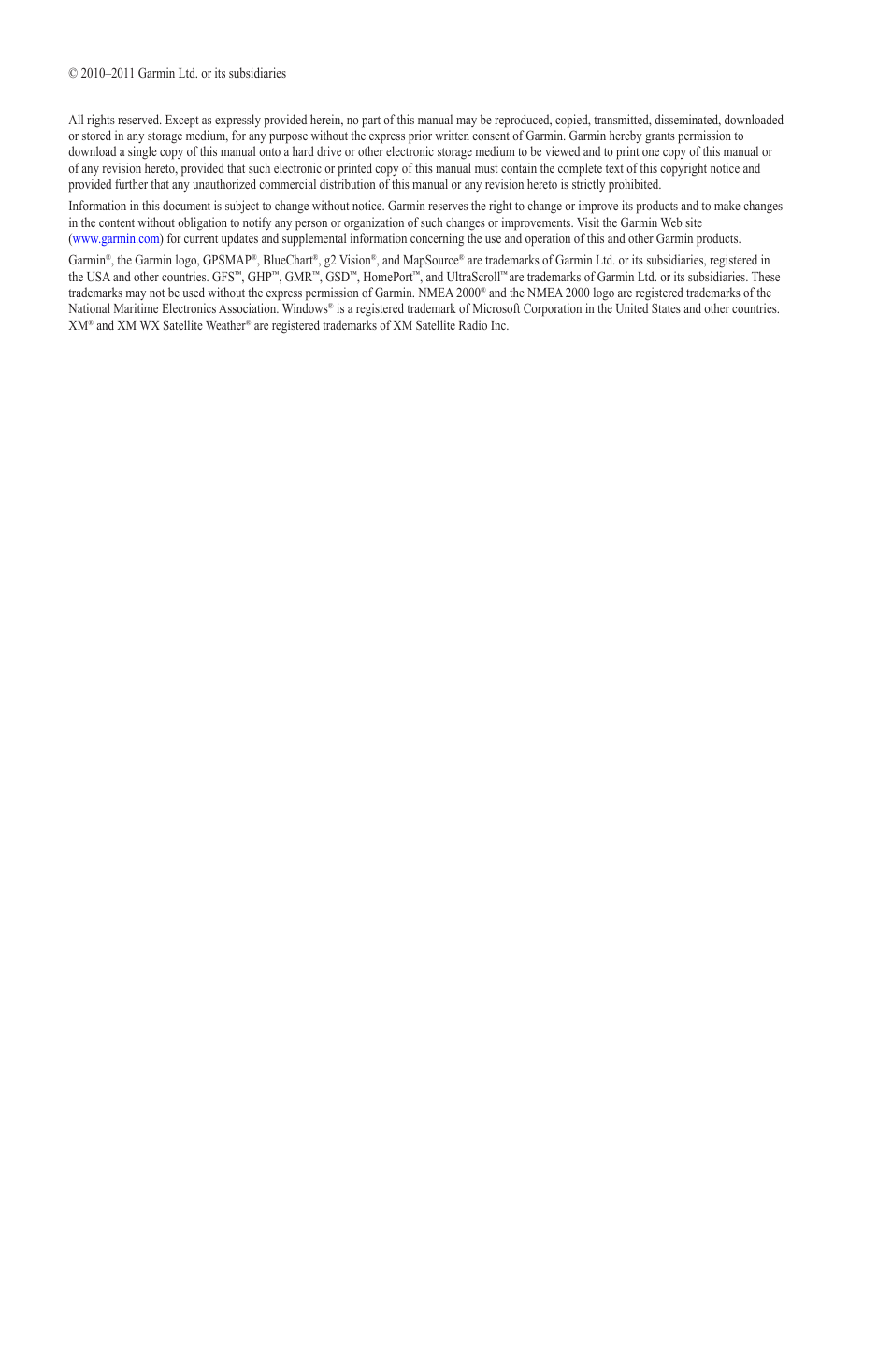 Garmin GPSMAP 740s User Manual | Page 2 / 100