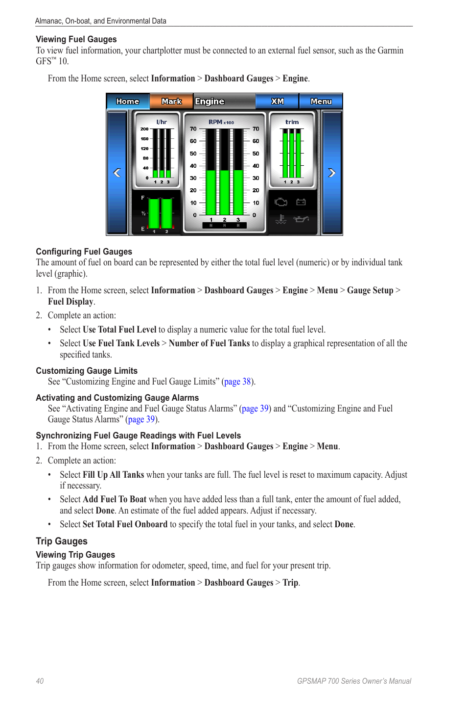 Garmin GPSMAP 740s User Manual | Page 44 / 100