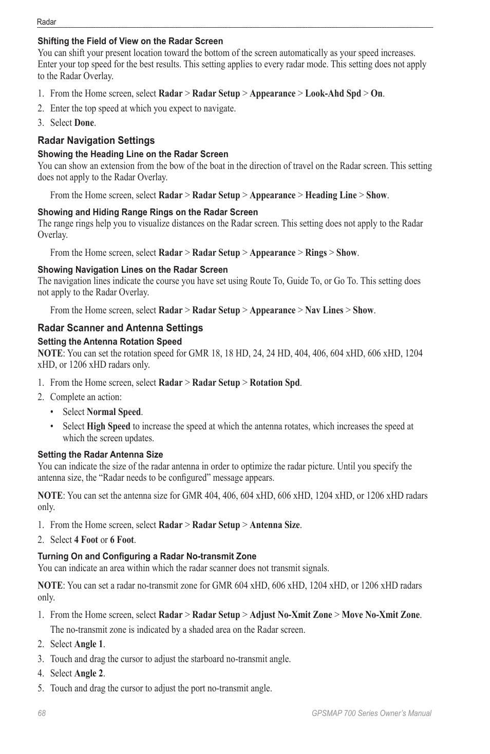 Garmin GPSMAP 740s User Manual | Page 72 / 100
