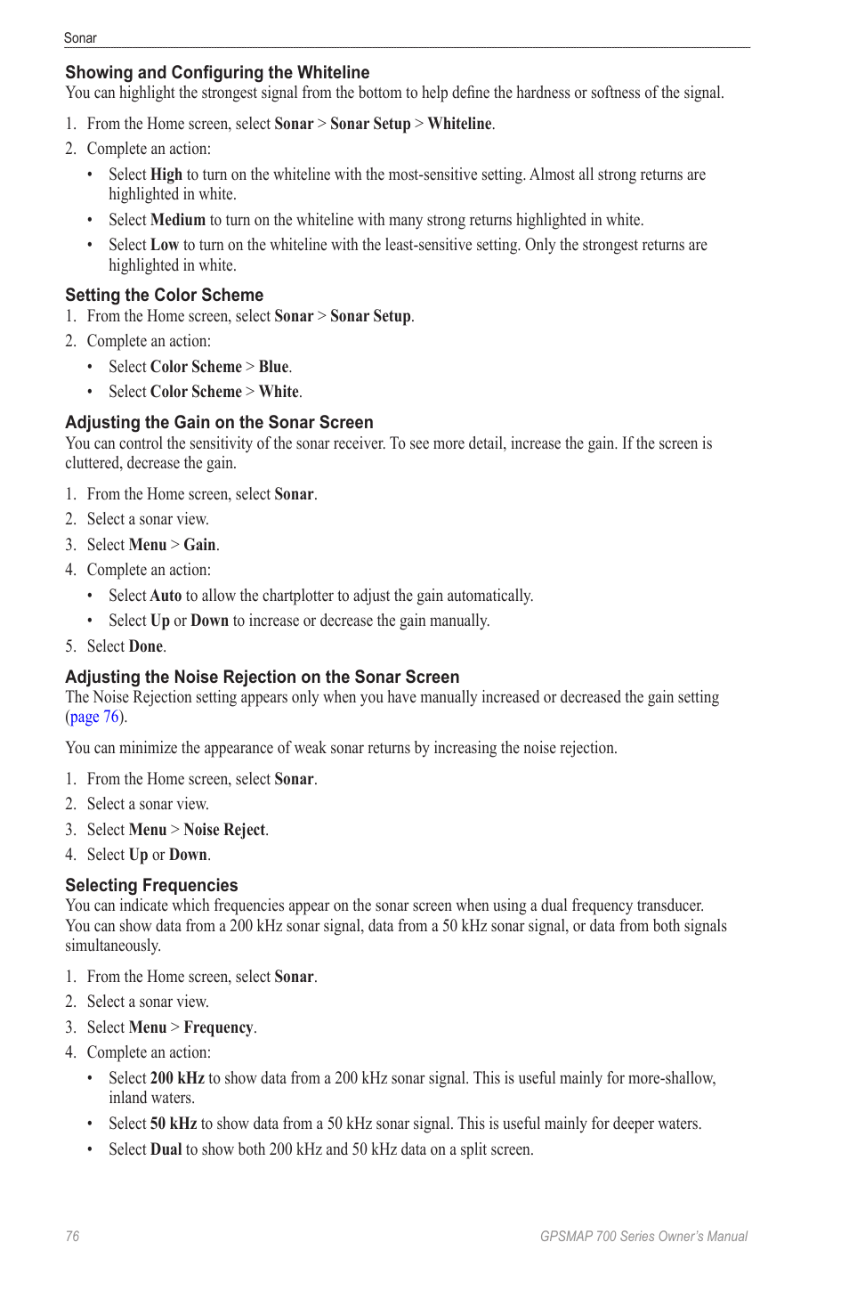 Garmin GPSMAP 740s User Manual | Page 80 / 100