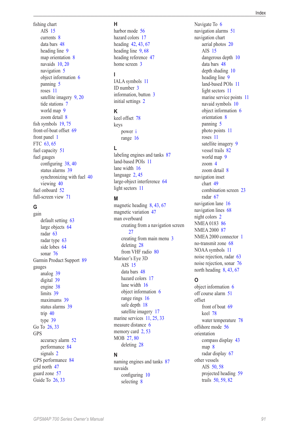 Garmin GPSMAP 740s User Manual | Page 95 / 100