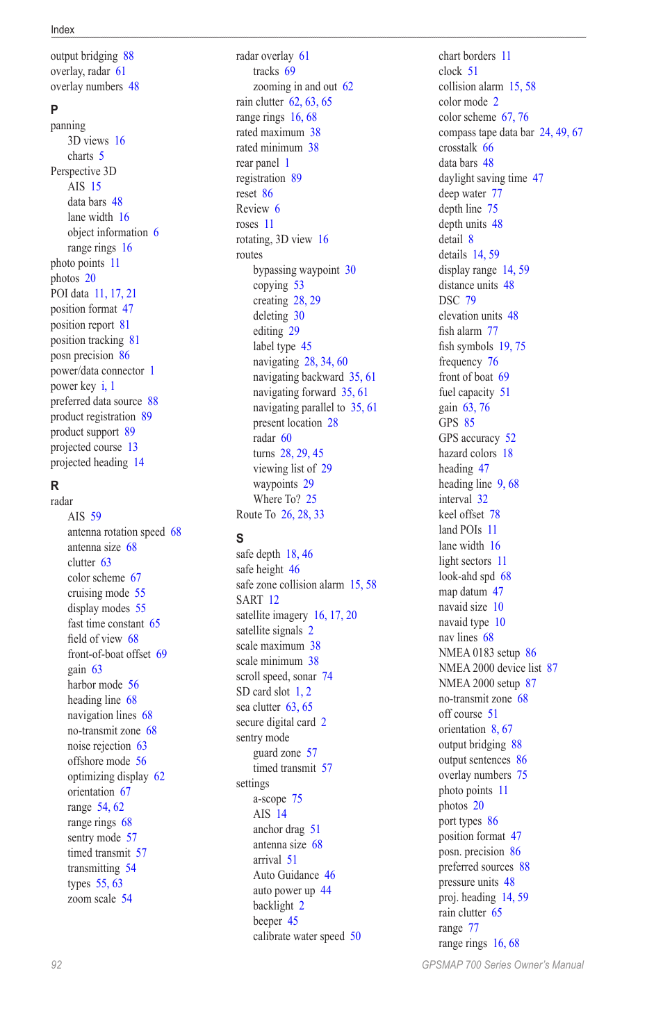 Garmin GPSMAP 740s User Manual | Page 96 / 100