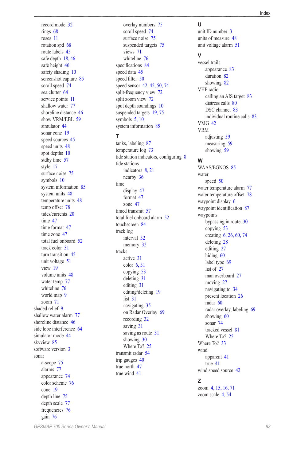 Garmin GPSMAP 740s User Manual | Page 97 / 100