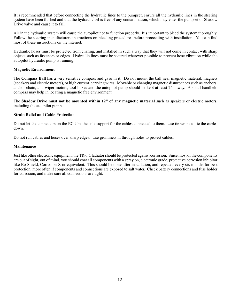 Garmin AUTOPILOT TR-1 User Manual | Page 12 / 48