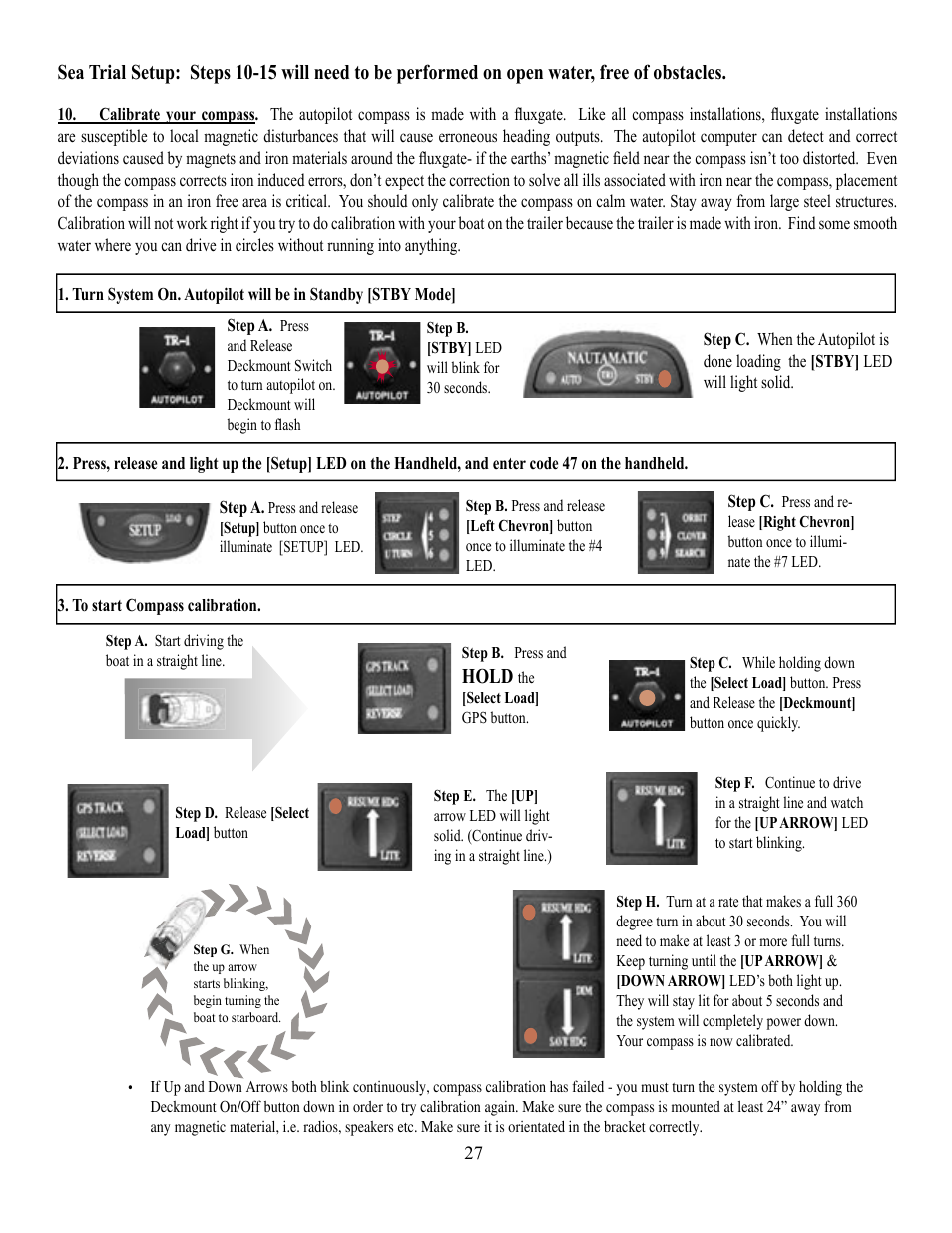 Hold | Garmin AUTOPILOT TR-1 User Manual | Page 27 / 48