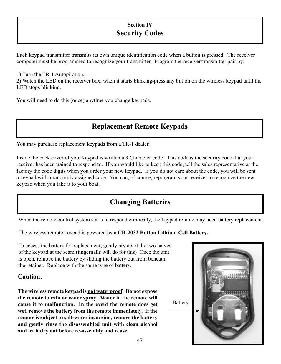 Garmin AUTOPILOT TR-1 User Manual | Page 47 / 48