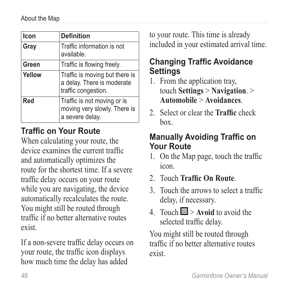 Garmin Cell Phone User Manual | Page 54 / 134