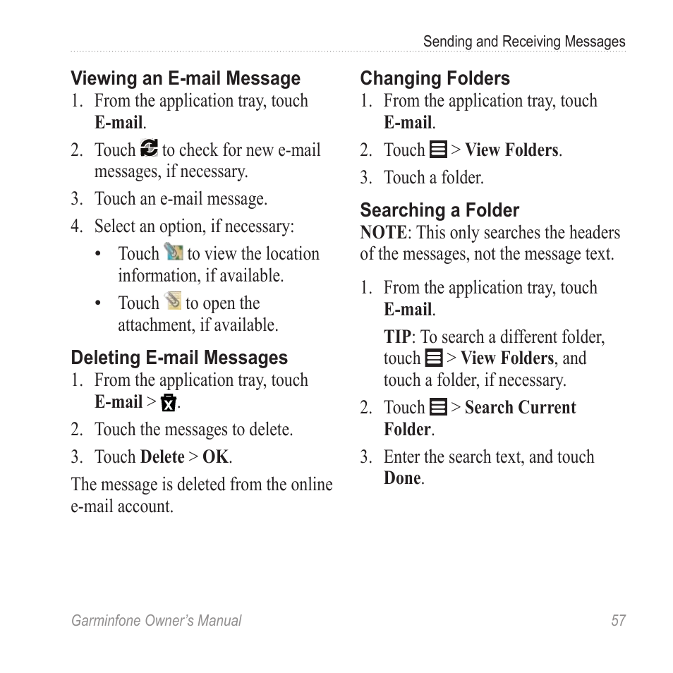 Garmin Cell Phone User Manual | Page 65 / 134