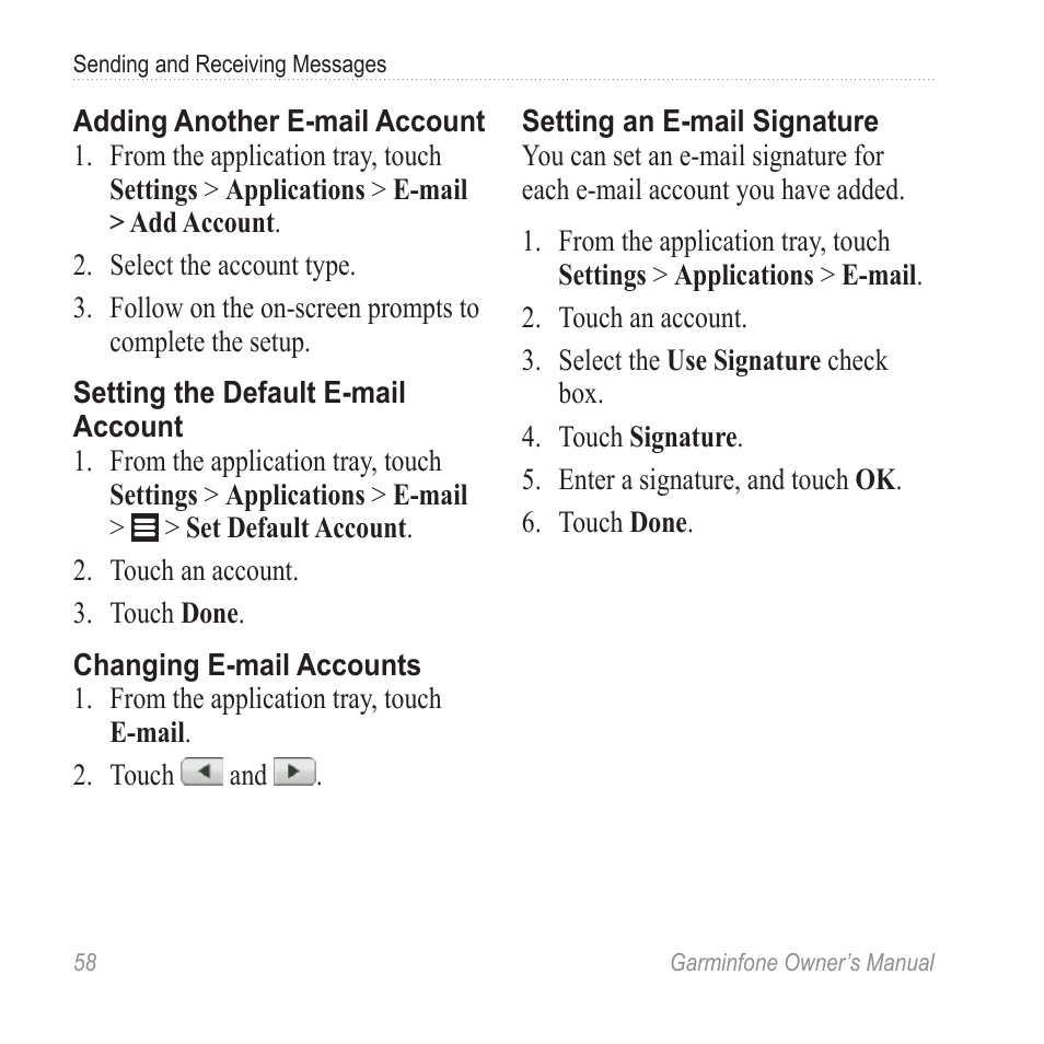 Garmin Cell Phone User Manual | Page 66 / 134