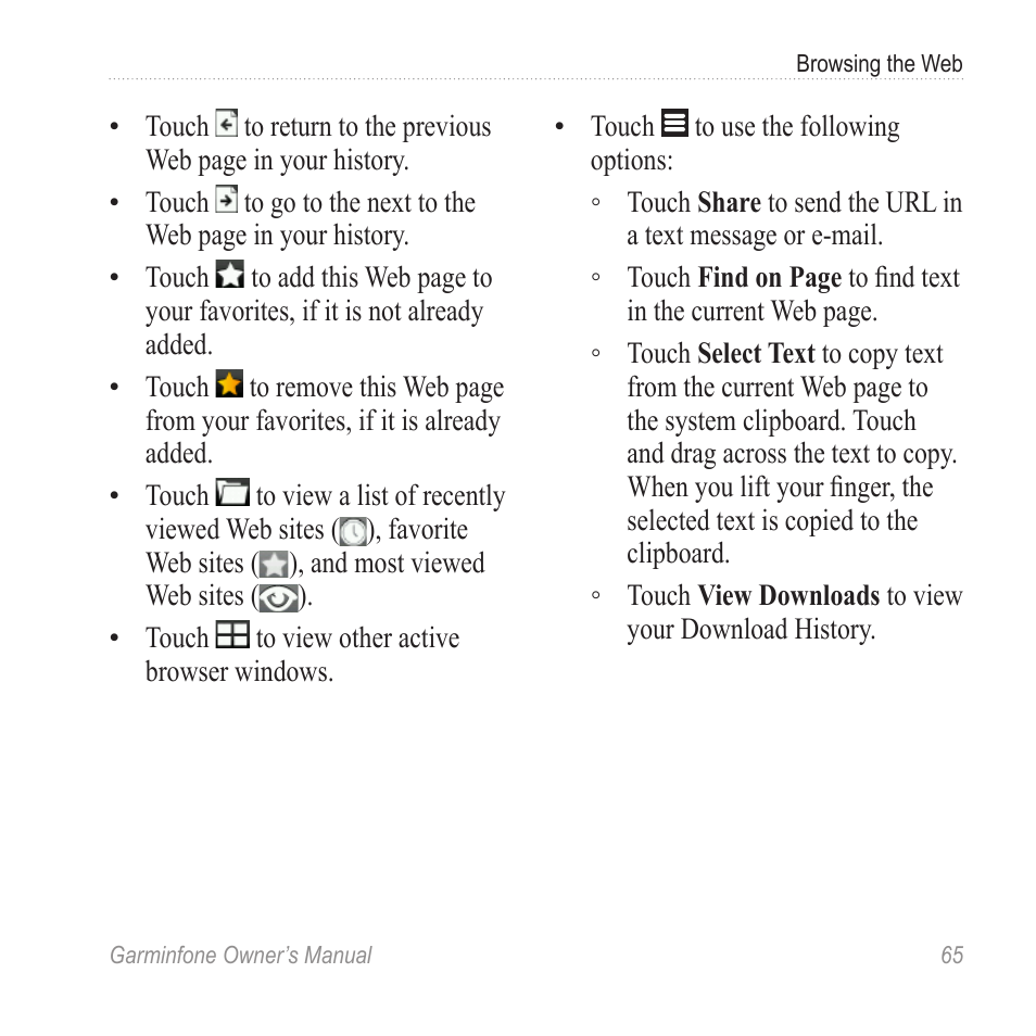 Garmin Cell Phone User Manual | Page 73 / 134