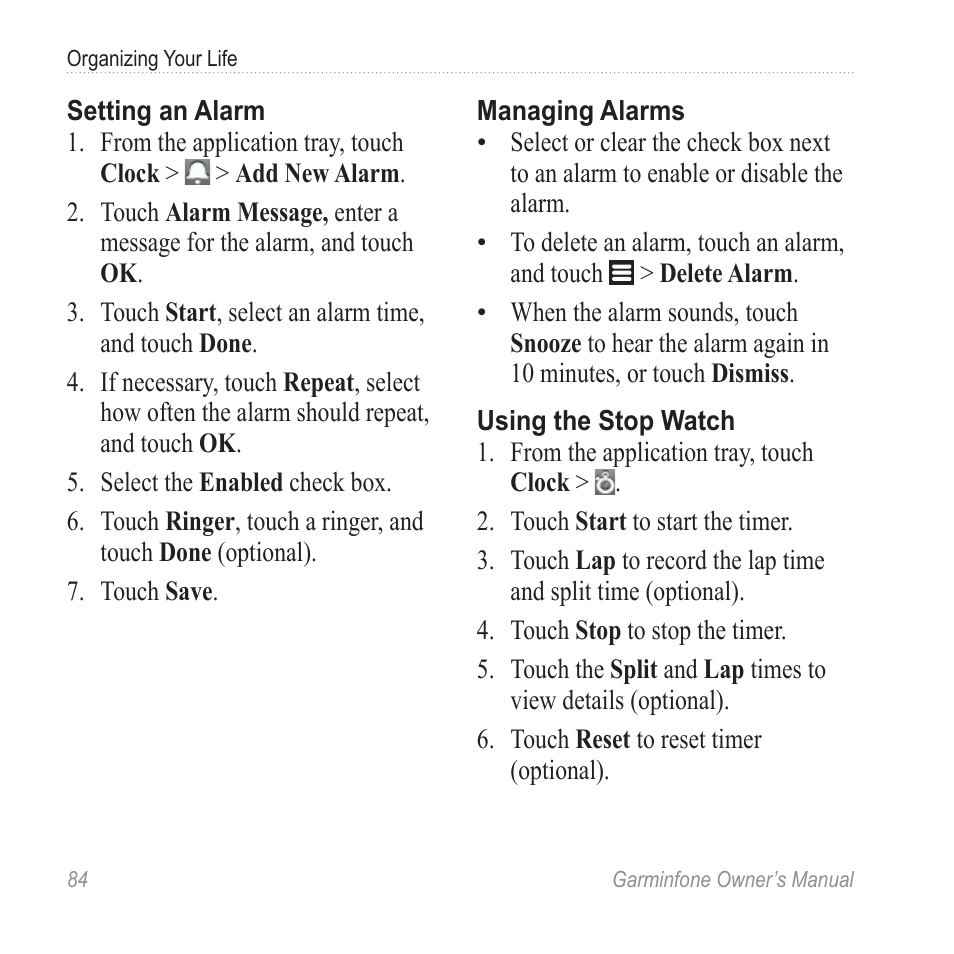 Garmin Cell Phone User Manual | Page 92 / 134